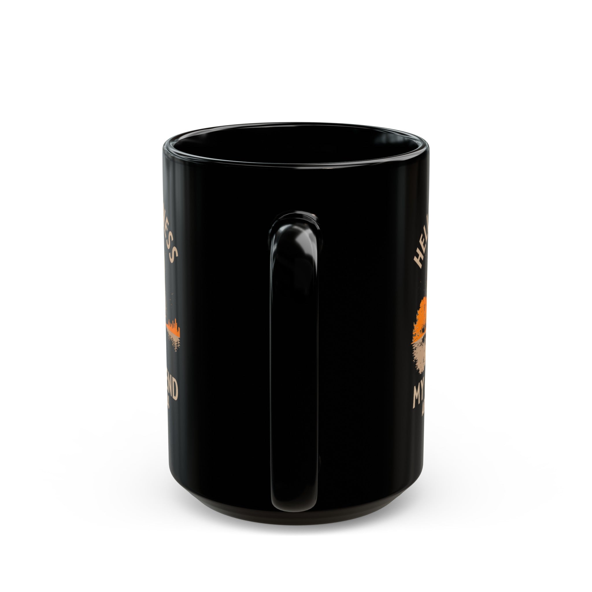 Hello Friend Ohio- Solar Eclipse Black Mug (11oz, 15oz)-Phoenix Styles