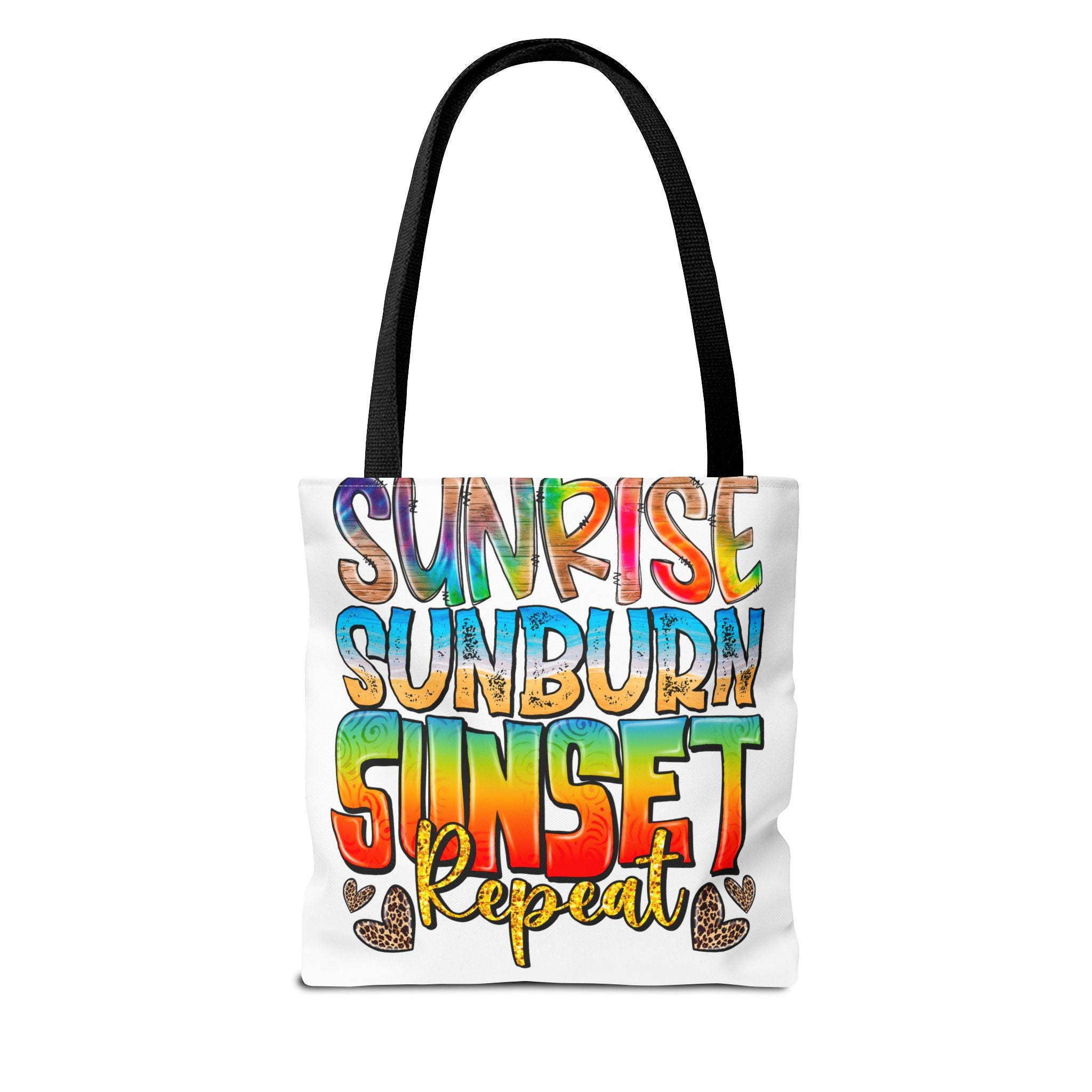 Sunrise Sunburn Sunset Repeat Tote Bag-Phoenix Styles