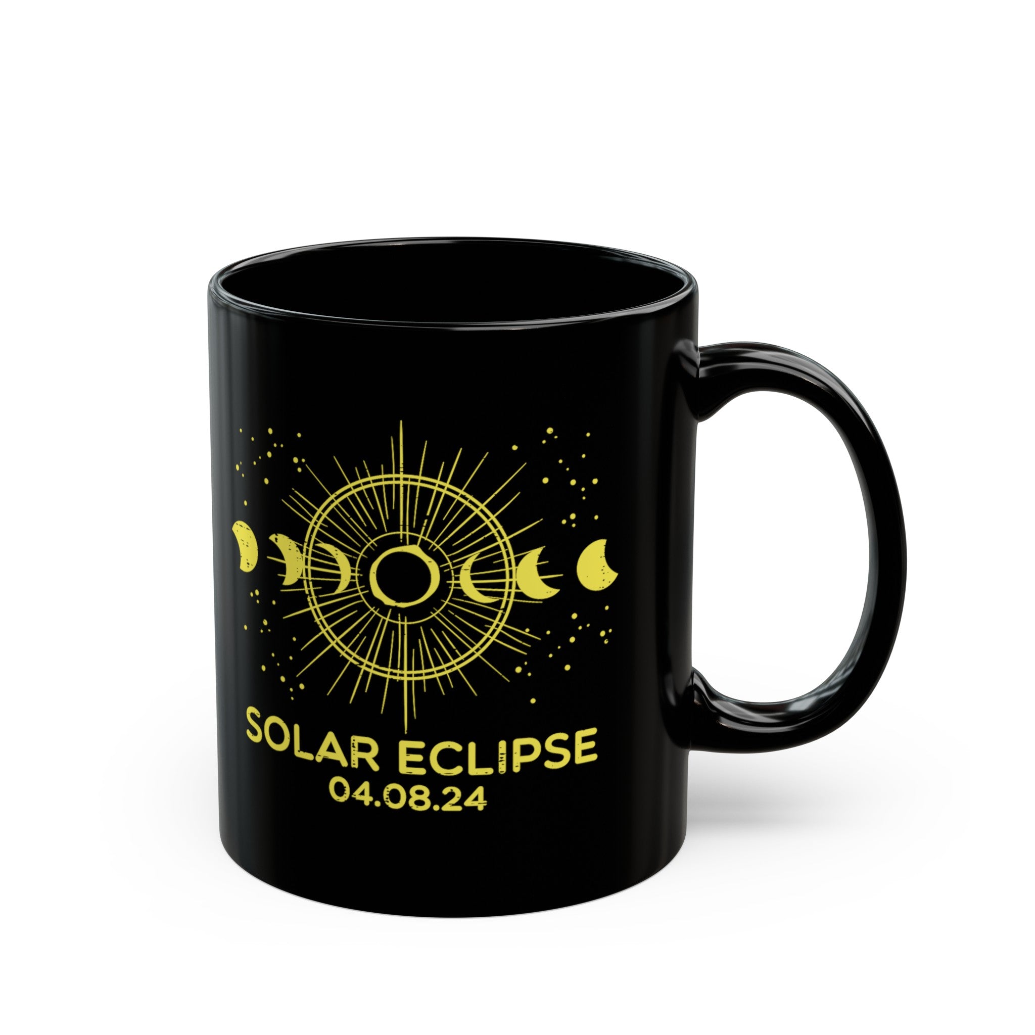 Solar Eclipse Black Mug (11oz, 15oz)-Phoenix Styles