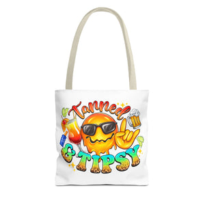 Tanned and Tipsy Tote Bag-Phoenix Styles