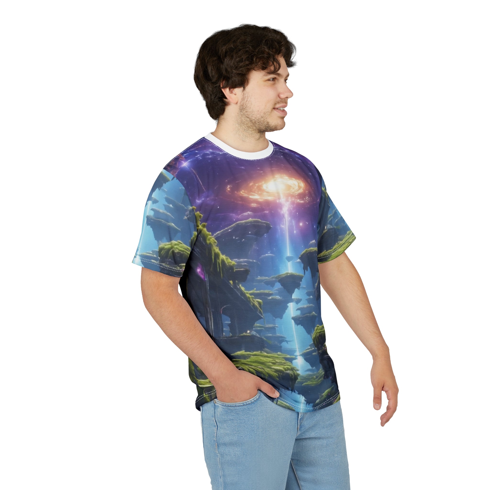 Cosmic Paradise Tee - Dreamy Landscape Design