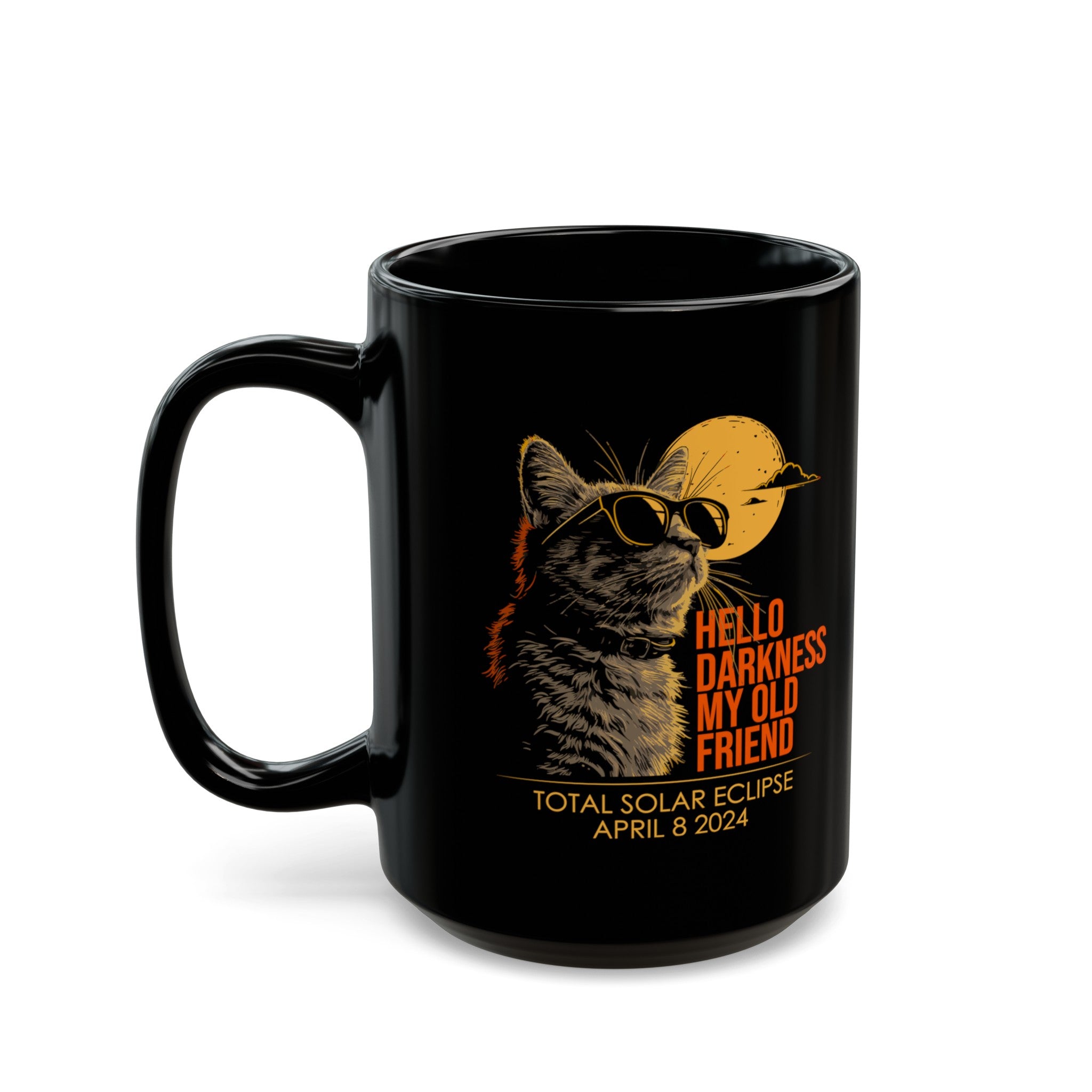 Hello Darkness My Friend Black Mug (11oz, 15oz)-Phoenix Styles