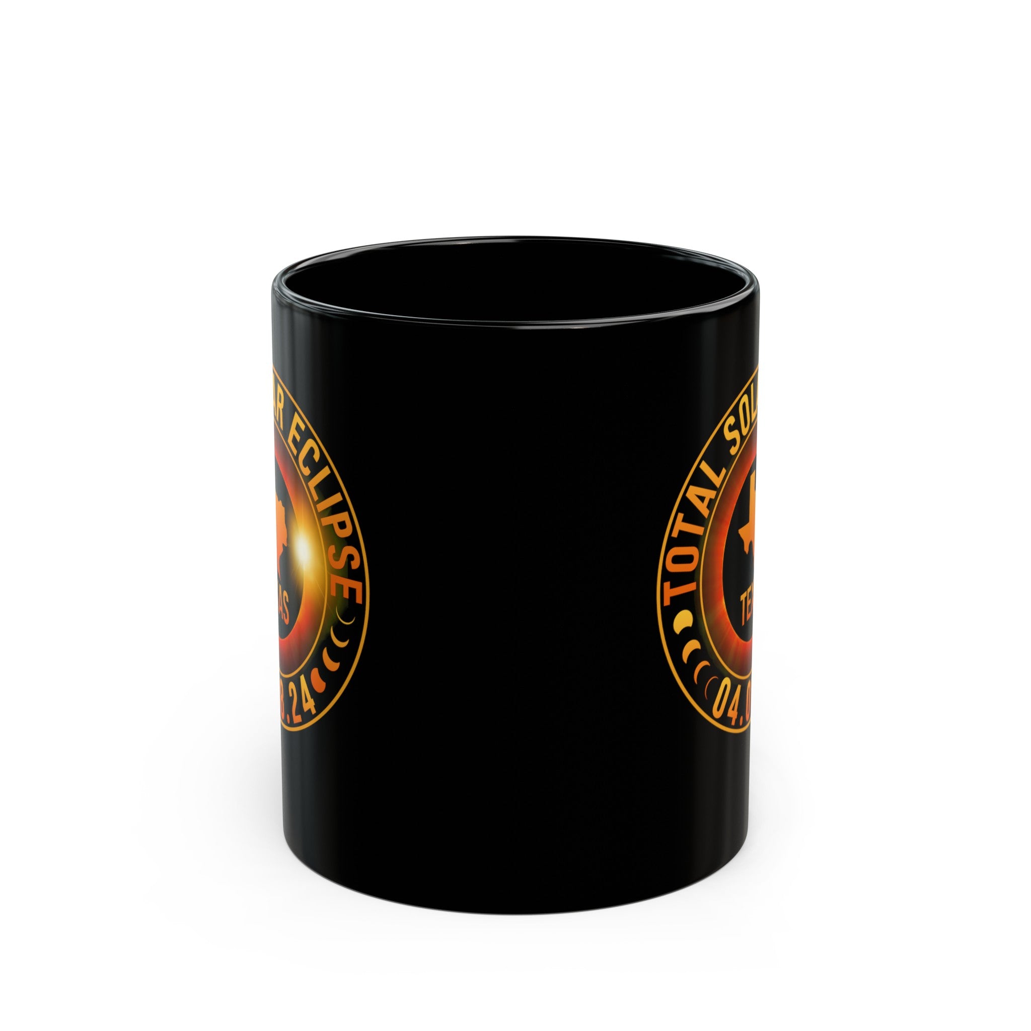 Solar Eclipse Black Mug (11oz, 15oz)-Phoenix Styles