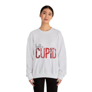 Hello Cupid Valentine's Day Crewneck Sweatshirt-Phoenix Styles