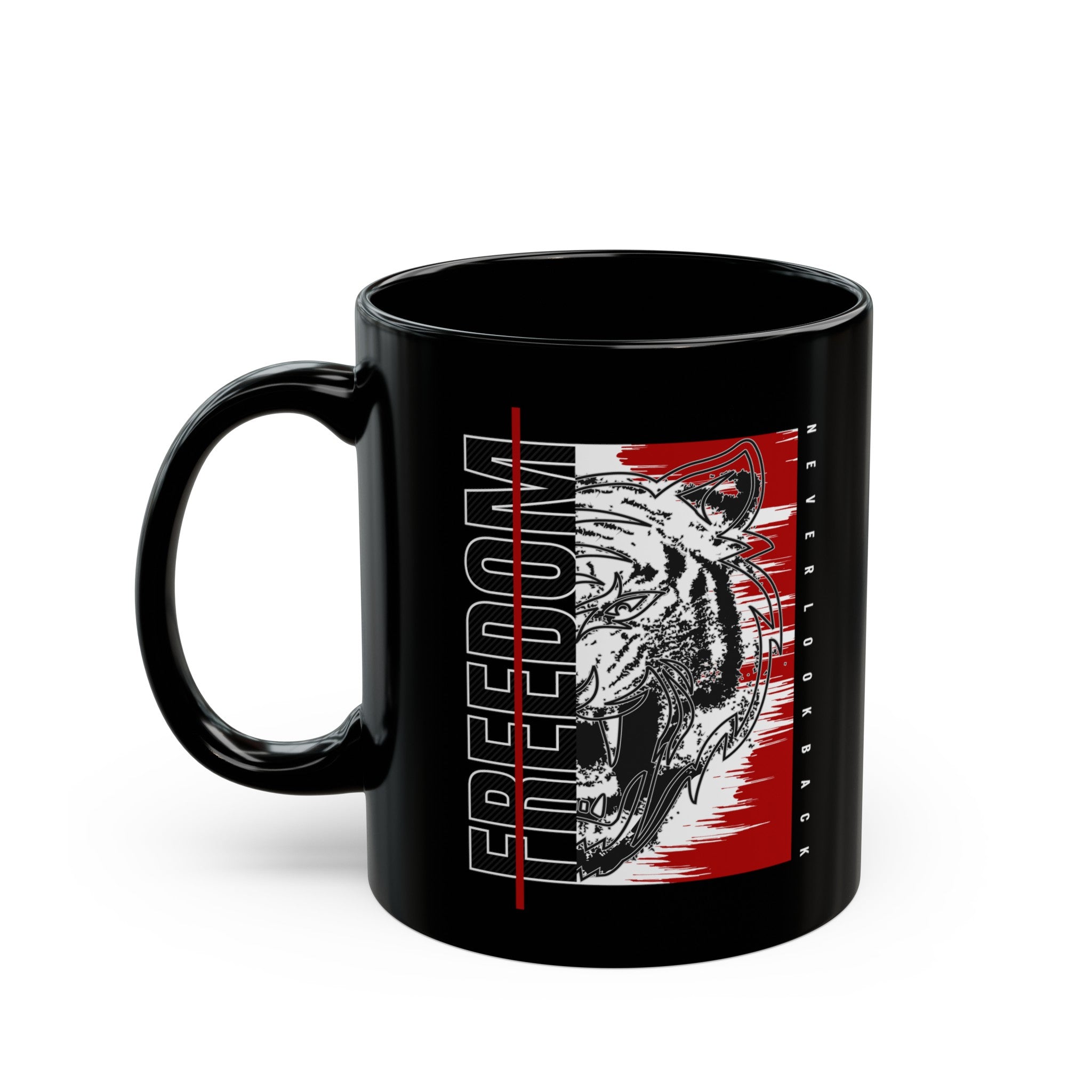 Freedom Black Mug (11oz, 15oz)-Phoenix Styles