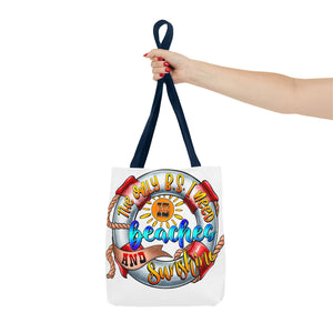 Beaches Sunshine Flip Flop Tote Bag-Phoenix Styles