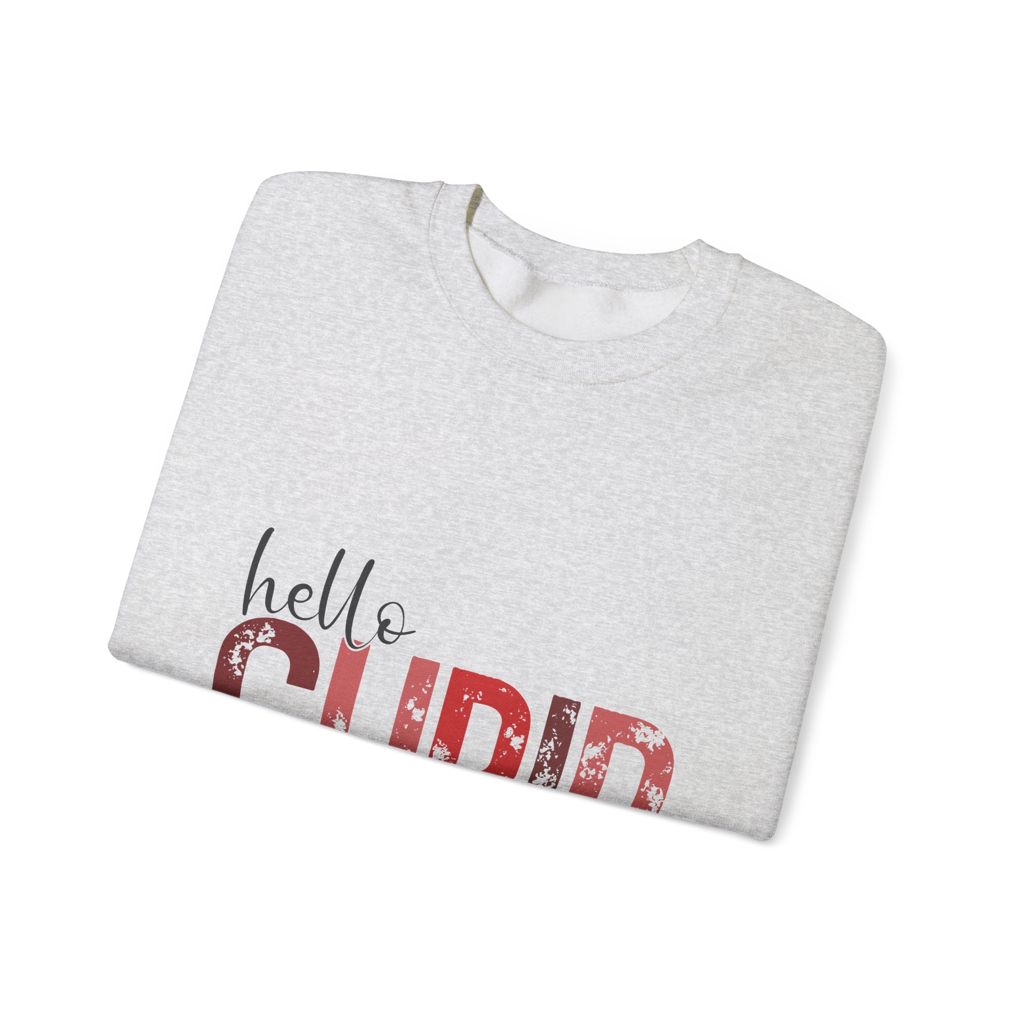 Hello Cupid Valentine's Day Crewneck Sweatshirt-Phoenix Styles