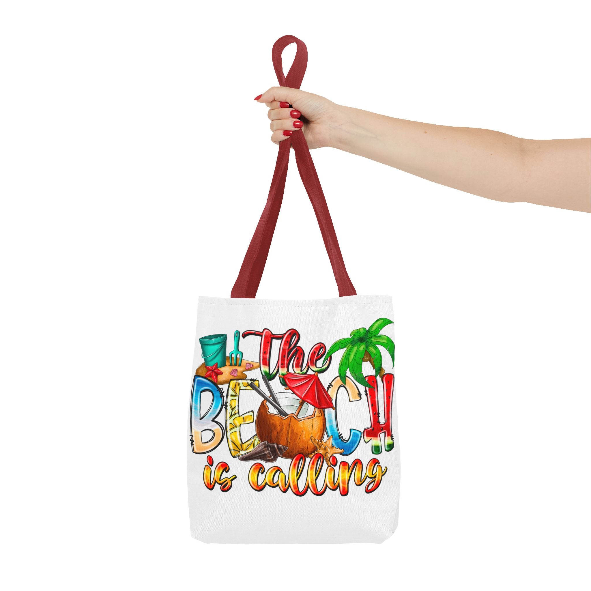 The Beach is Calling Tote Bag-Phoenix Styles