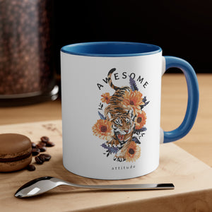 Awesome Tiger Accent Coffee Mug, 11oz-Phoenix Styles