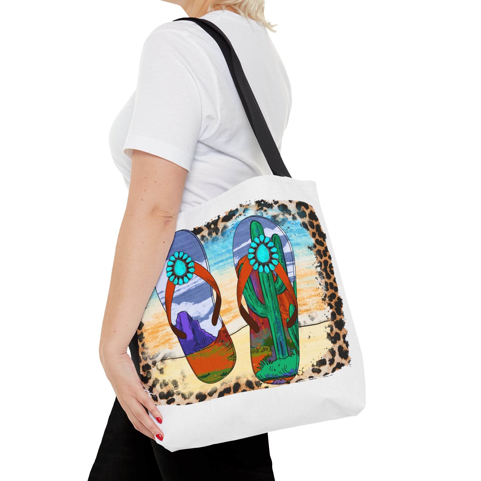 Flips Flops Summer Tote Bag-Phoenix Styles