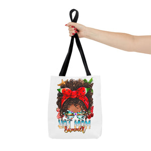 Hot Mom Summer Afro Tote Bag-Phoenix Styles