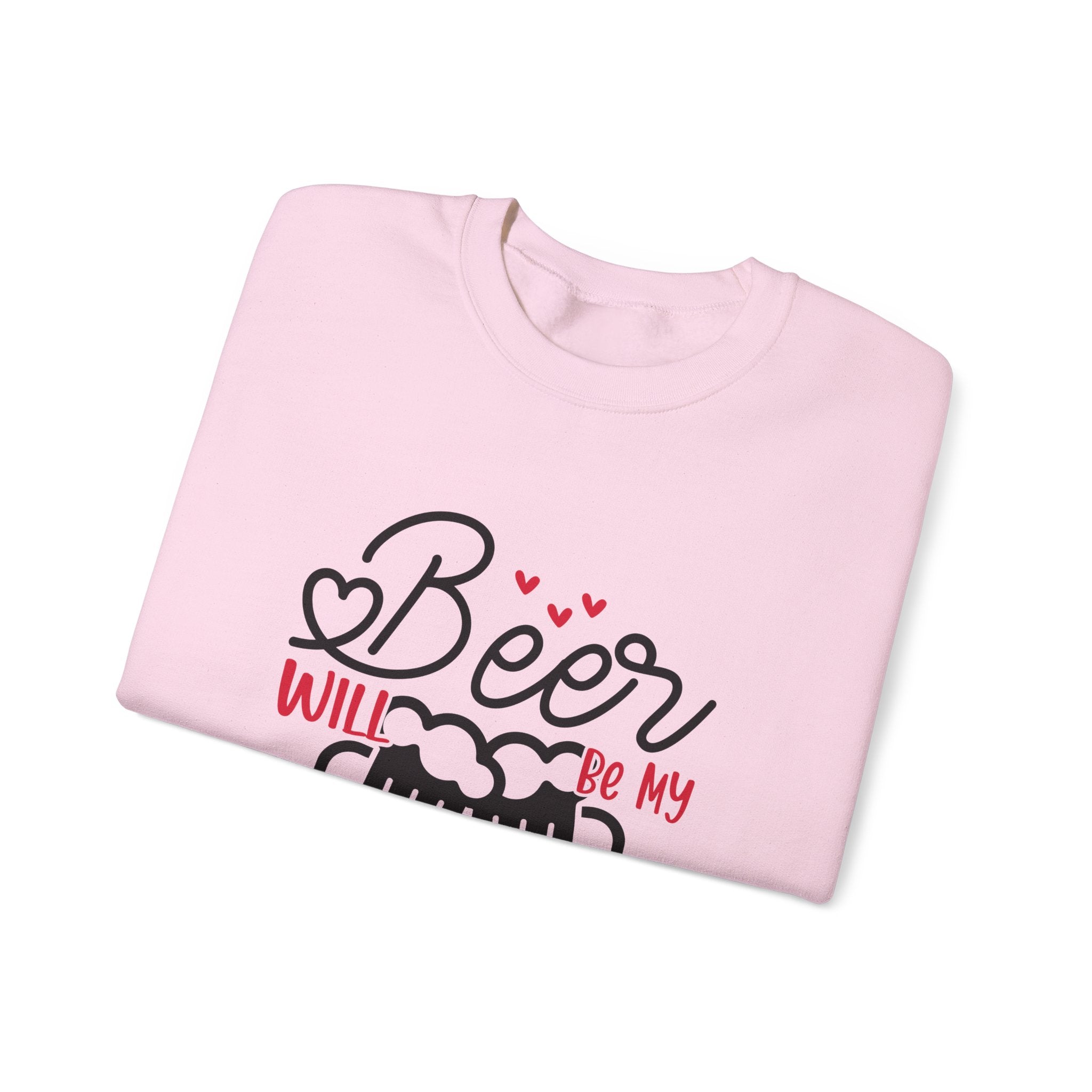 Beer Is My Valentine-Valentine's Day Crewneck Sweatshirt-Phoenix Styles