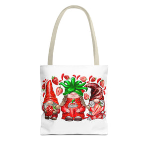 Strawberry Gnomes Tote Bag-Phoenix Styles