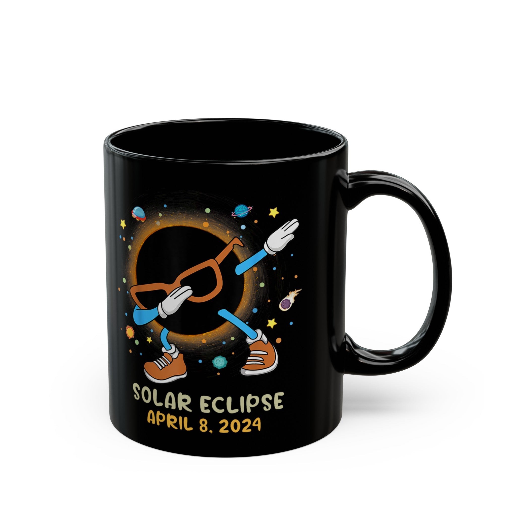 Solar Eclipse Black Mug (11oz, 15oz)-Phoenix Styles