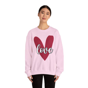 Love Valentine's Day Crewneck Sweatshirt-Phoenix Styles