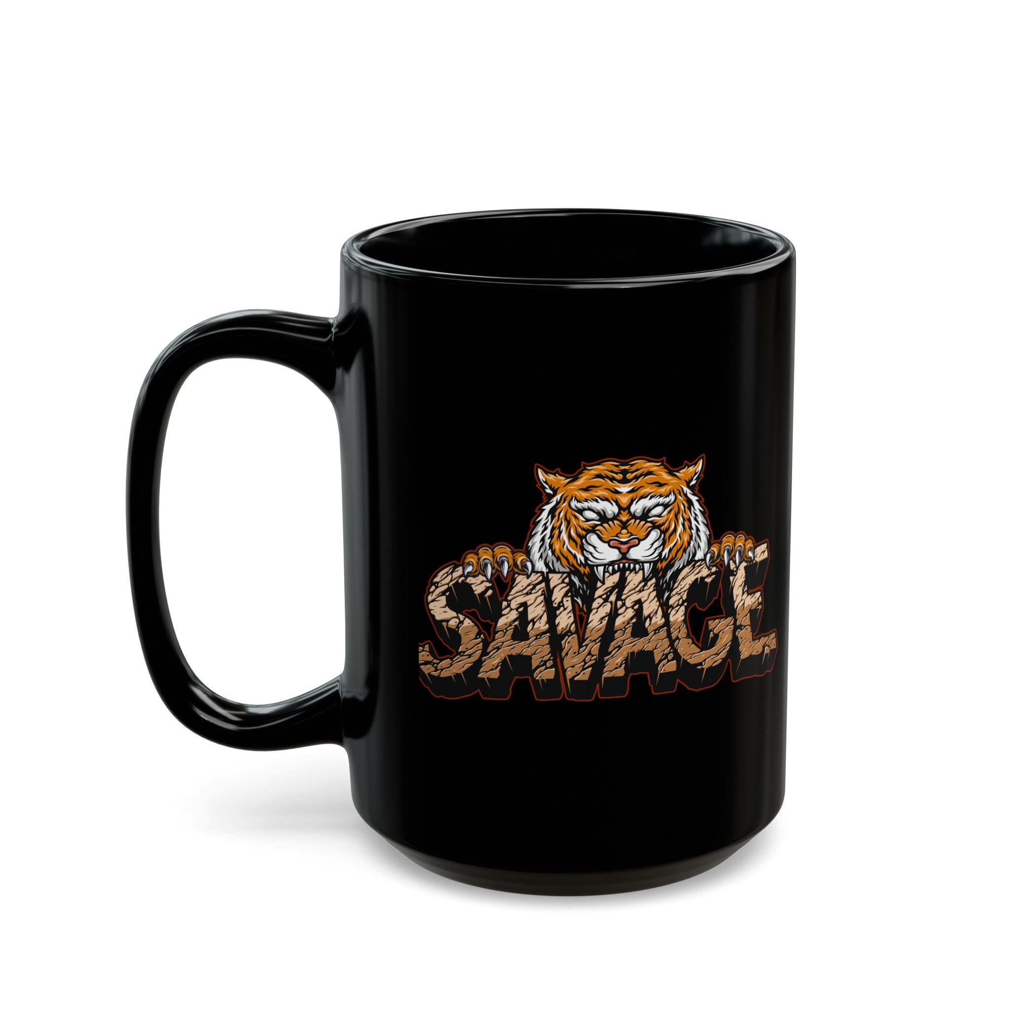 Savage Black Mug (11oz, 15oz)-Phoenix Styles