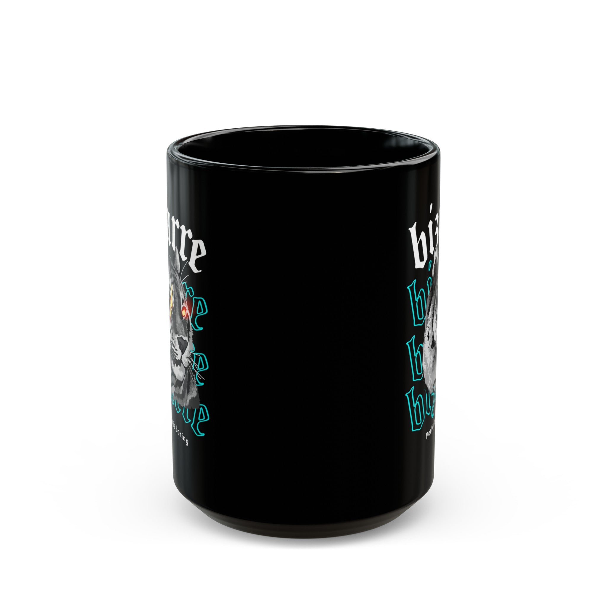 Bizarre Black Mug (11oz, 15oz)-Phoenix Styles