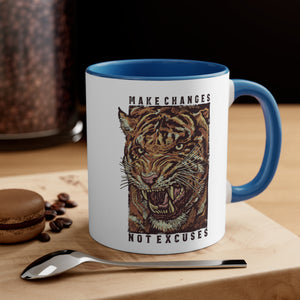 Make Changes Accent Coffee Mug, 11oz-Phoenix Styles