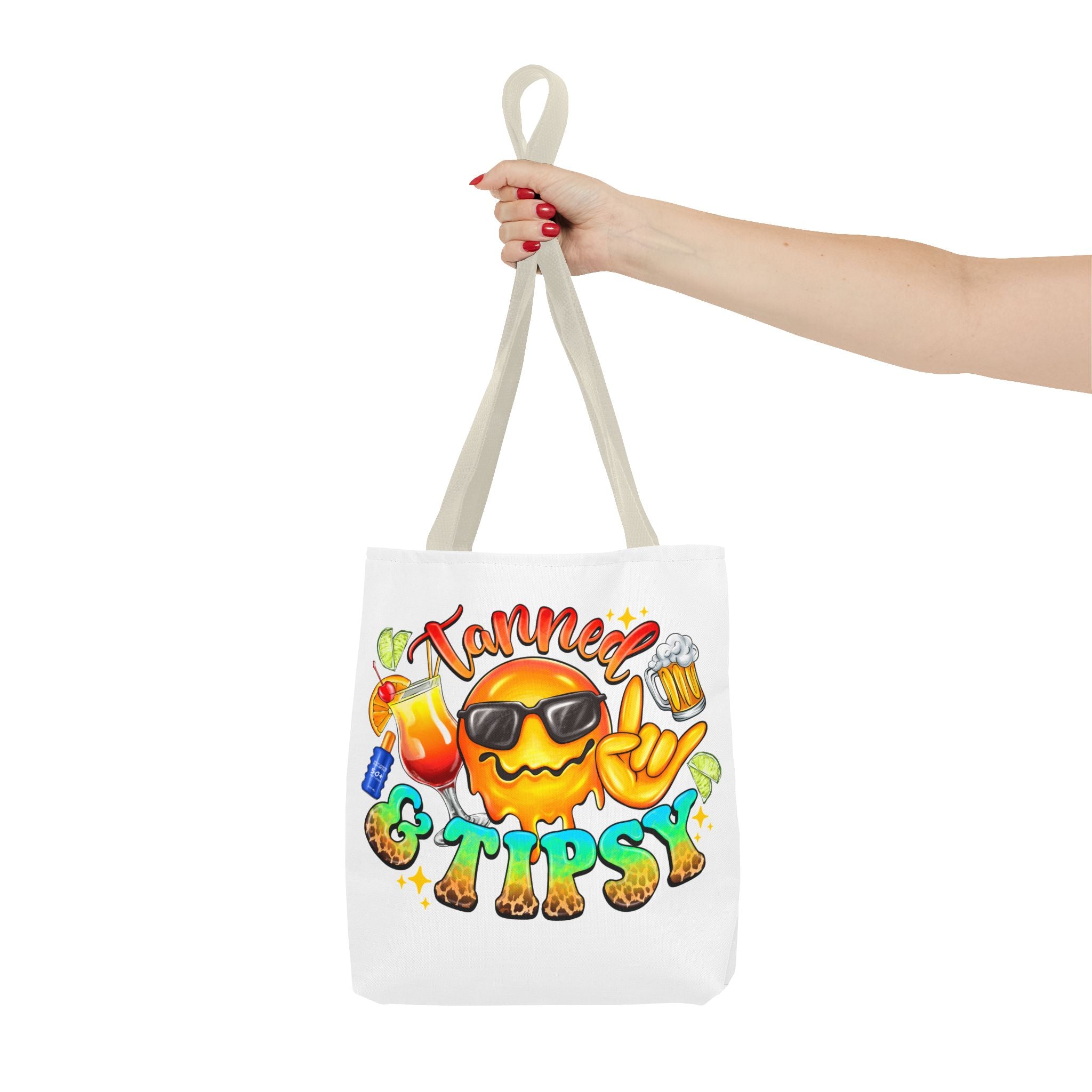 Tanned and Tipsy Tote Bag-Phoenix Styles