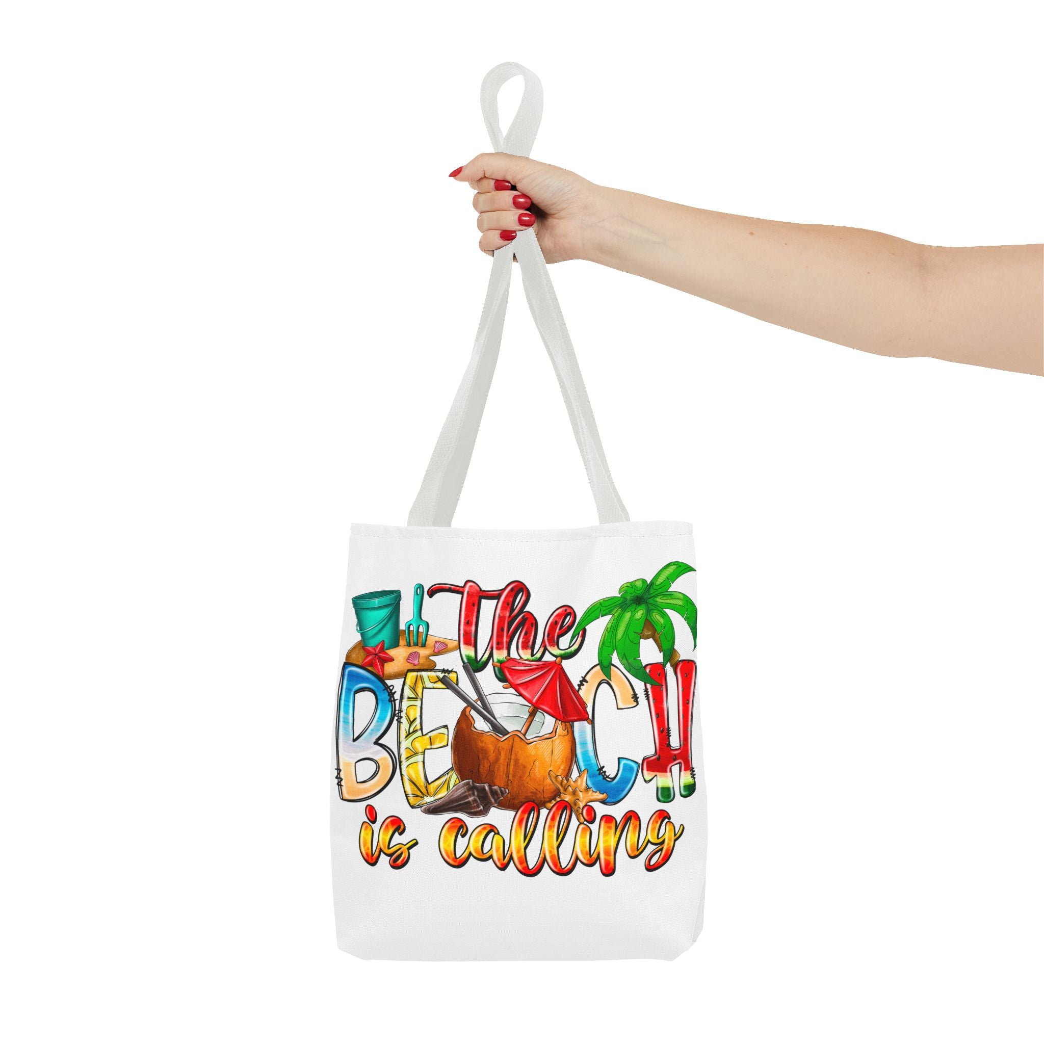 The Beach is Calling Tote Bag-Phoenix Styles