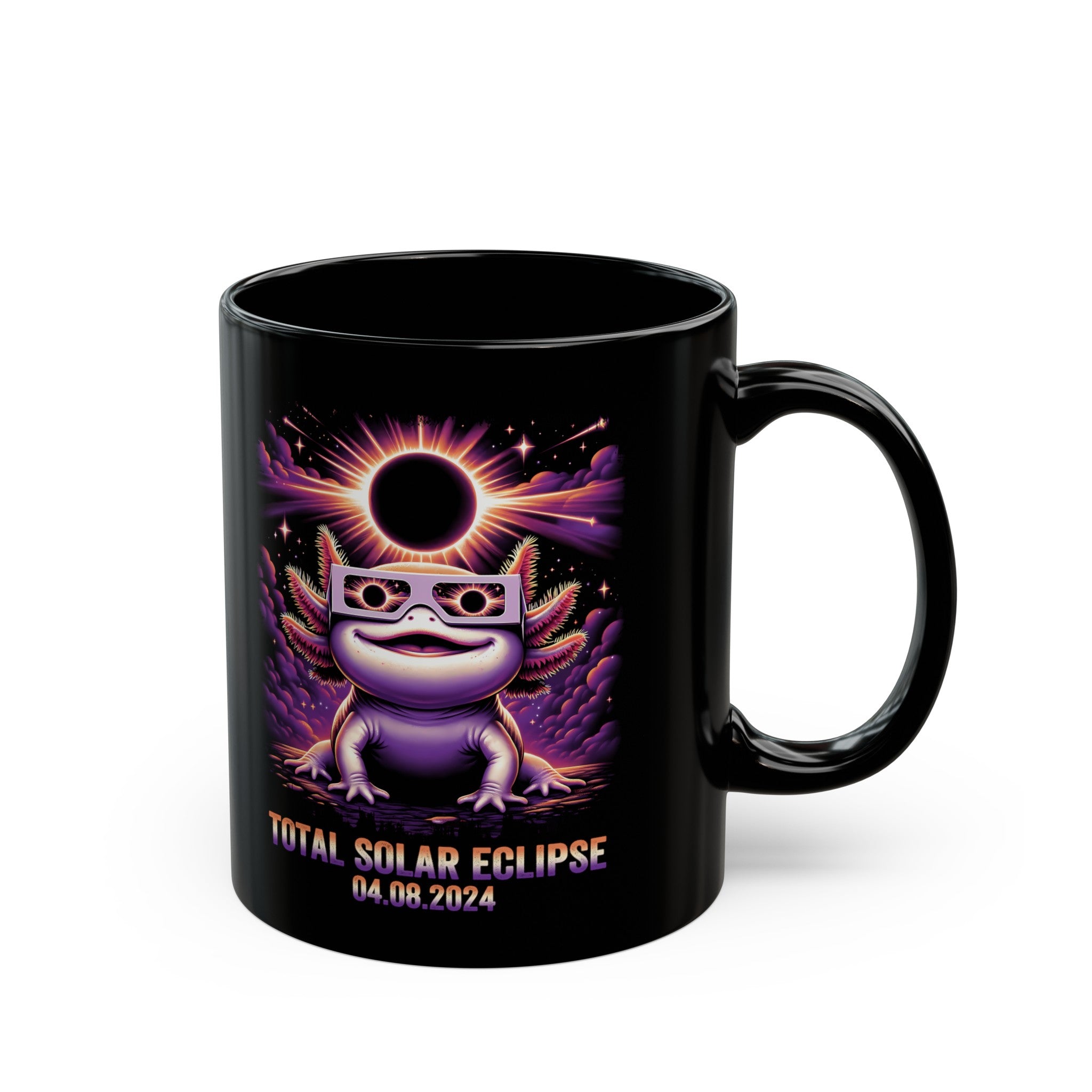 Total Solar Eclipse Black Mug (11oz, 15oz)-Phoenix Styles