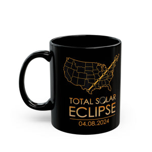 Total Solar Eclipse Black Mug (11oz, 15oz)-Phoenix Styles