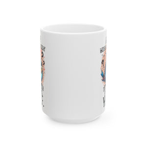 W.T.F Ceramic Mug, (11oz, 15oz)-Phoenix Styles