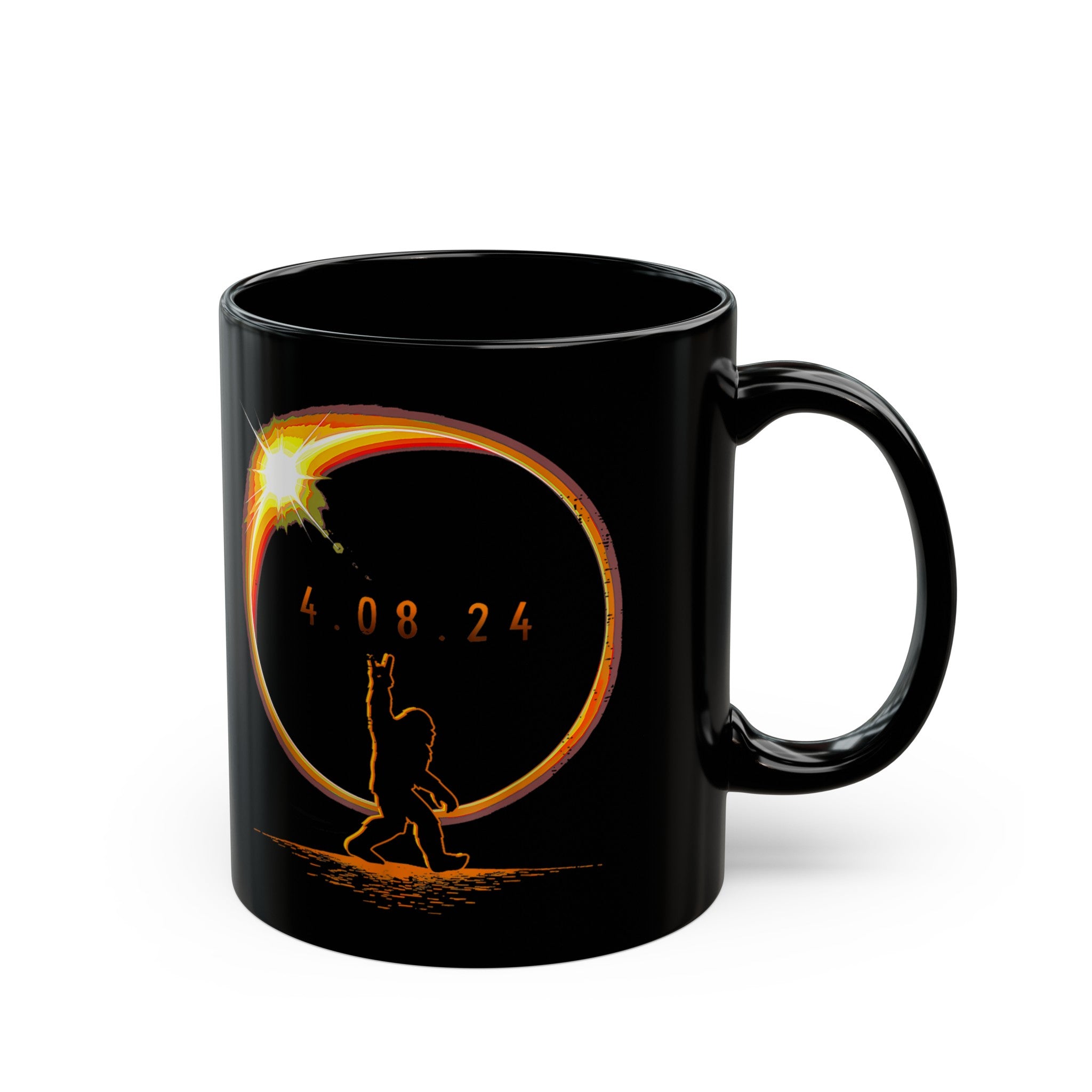 Solar Eclipse Black Mug (11oz, 15oz)-Phoenix Styles