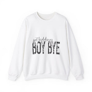 Boy Bye Valentine's Day Crewneck Sweatshirt-Phoenix Styles