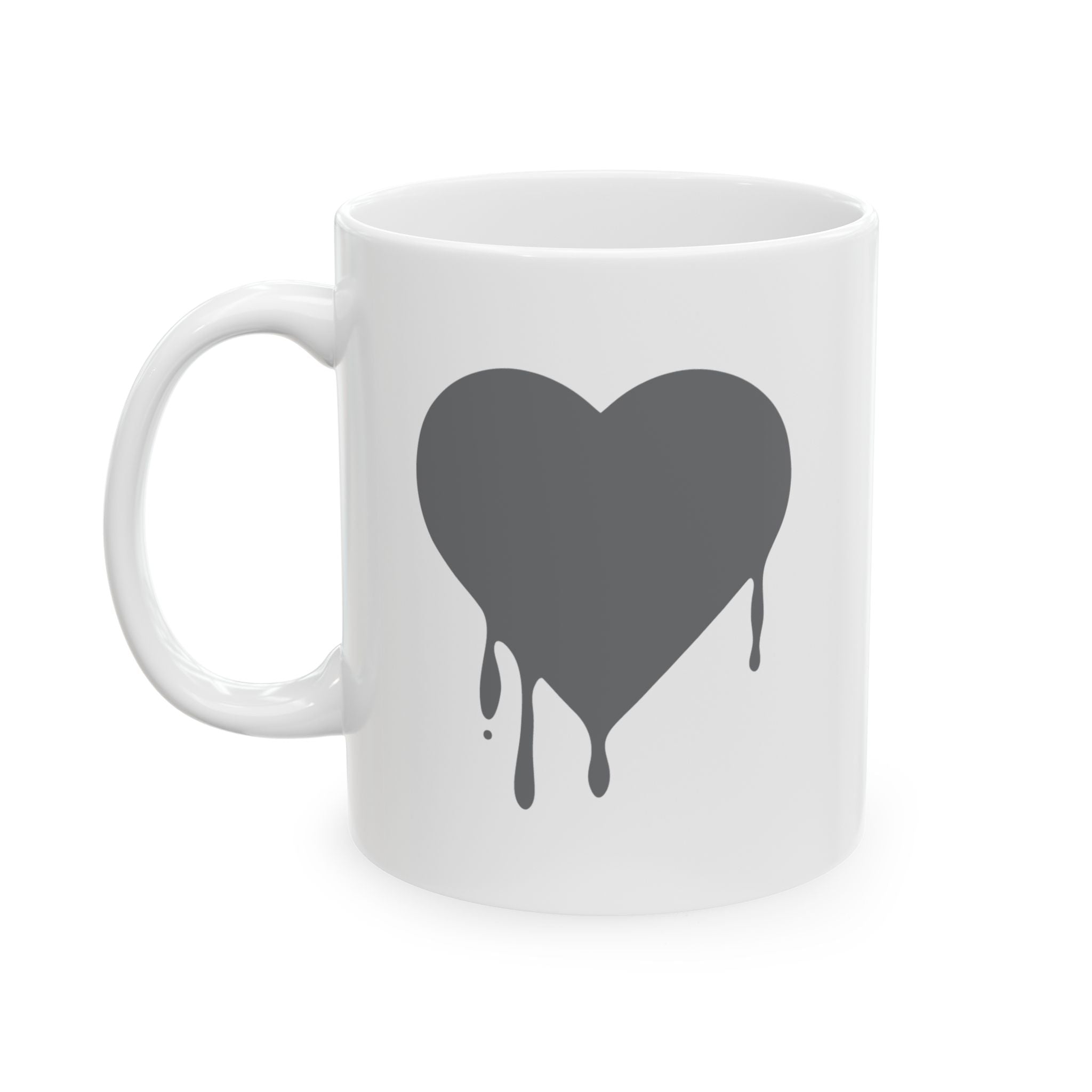 Drippin Heart Ceramic Mug-Phoenix Styles