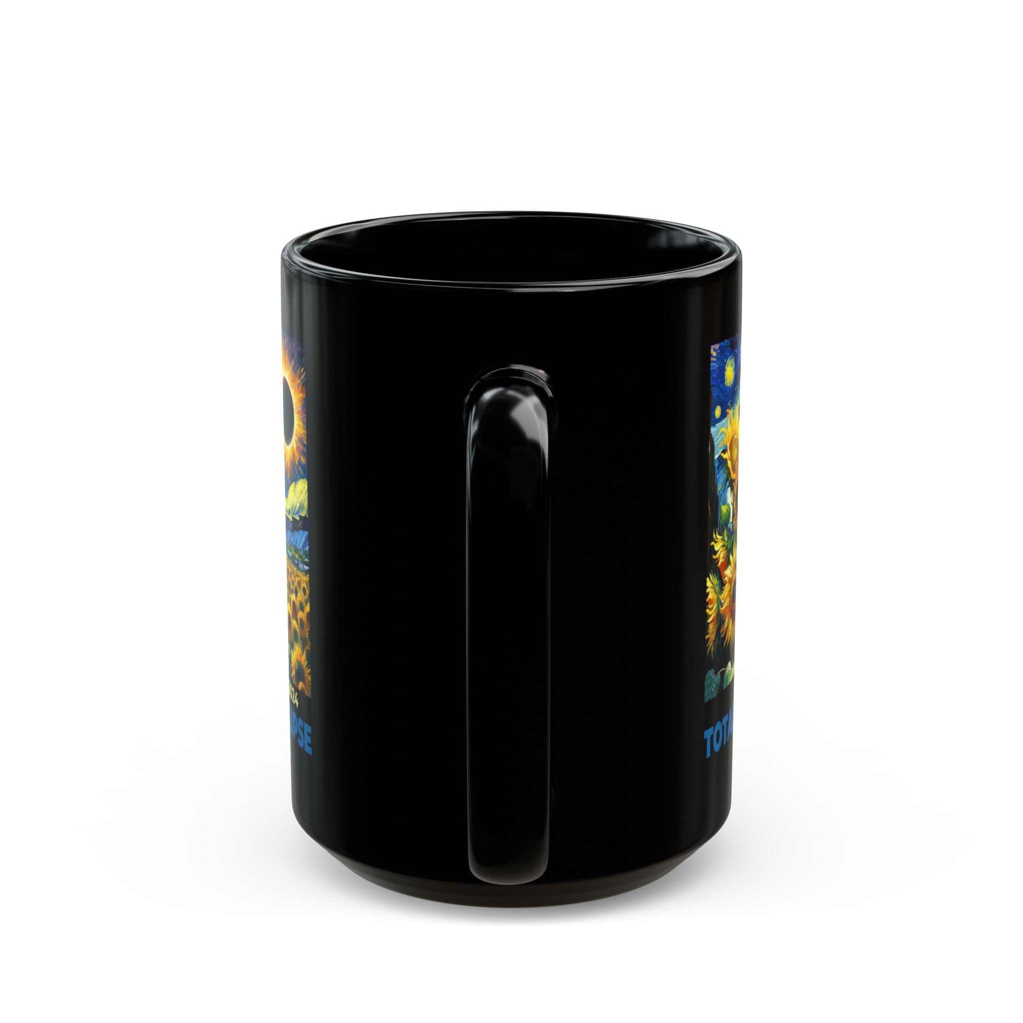 Total Eclipse Black Mug (11oz, 15oz)-Phoenix Styles