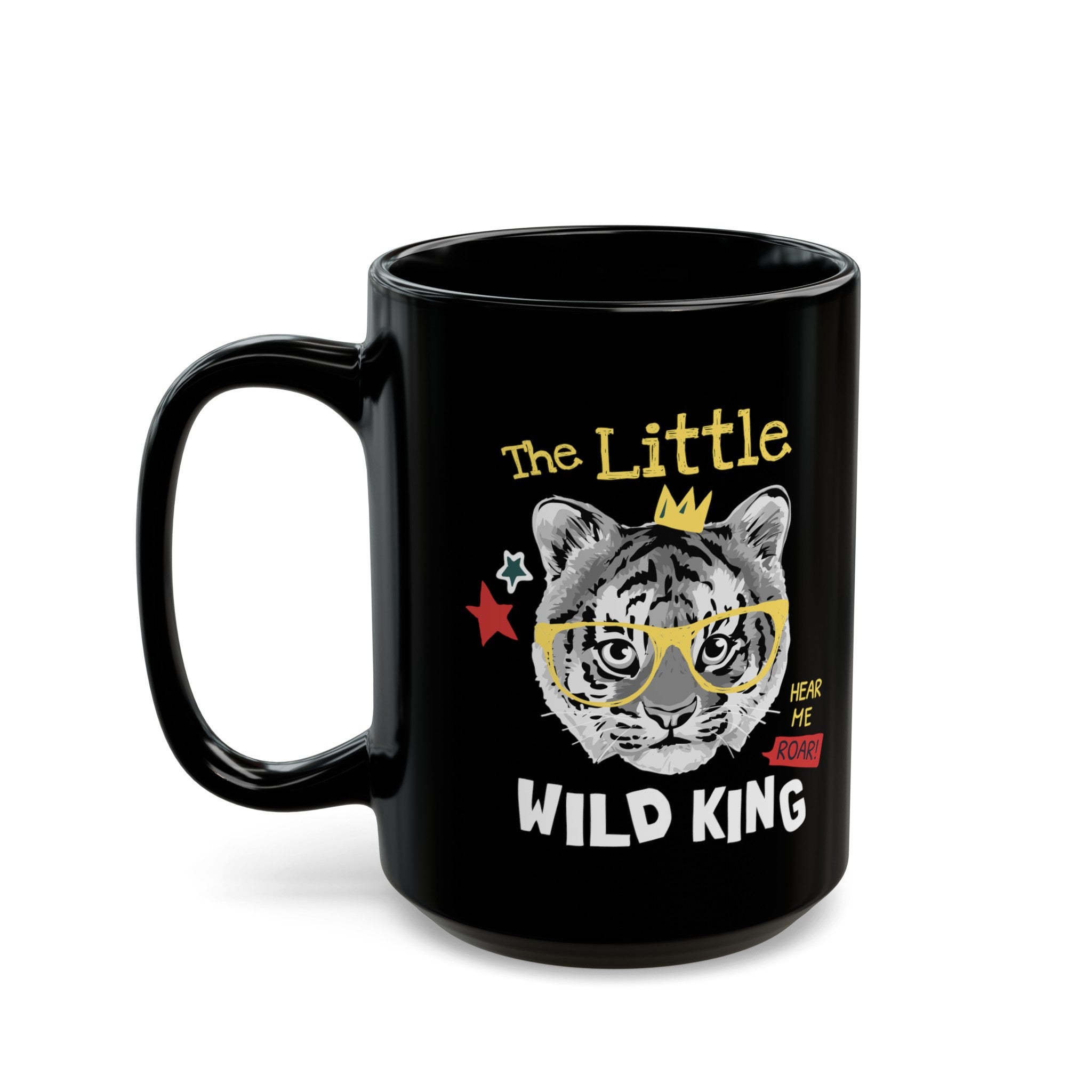 The Little Wild King Black Mug (11oz, 15oz)-Phoenix Styles