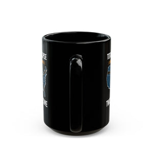 Twice in a Lifetime- Solar Eclipse Black Mug (11oz, 15oz)-Phoenix Styles