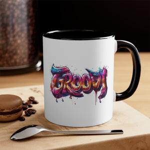 Groovy Accent Coffee Mug, 11oz-Phoenix Styles