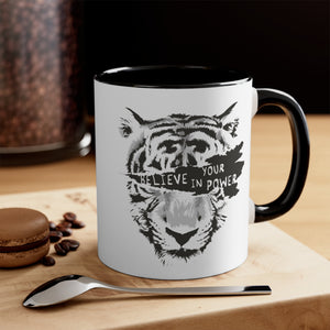 Believe In Your Power Accent Coffee Mug, 11oz-Phoenix Styles