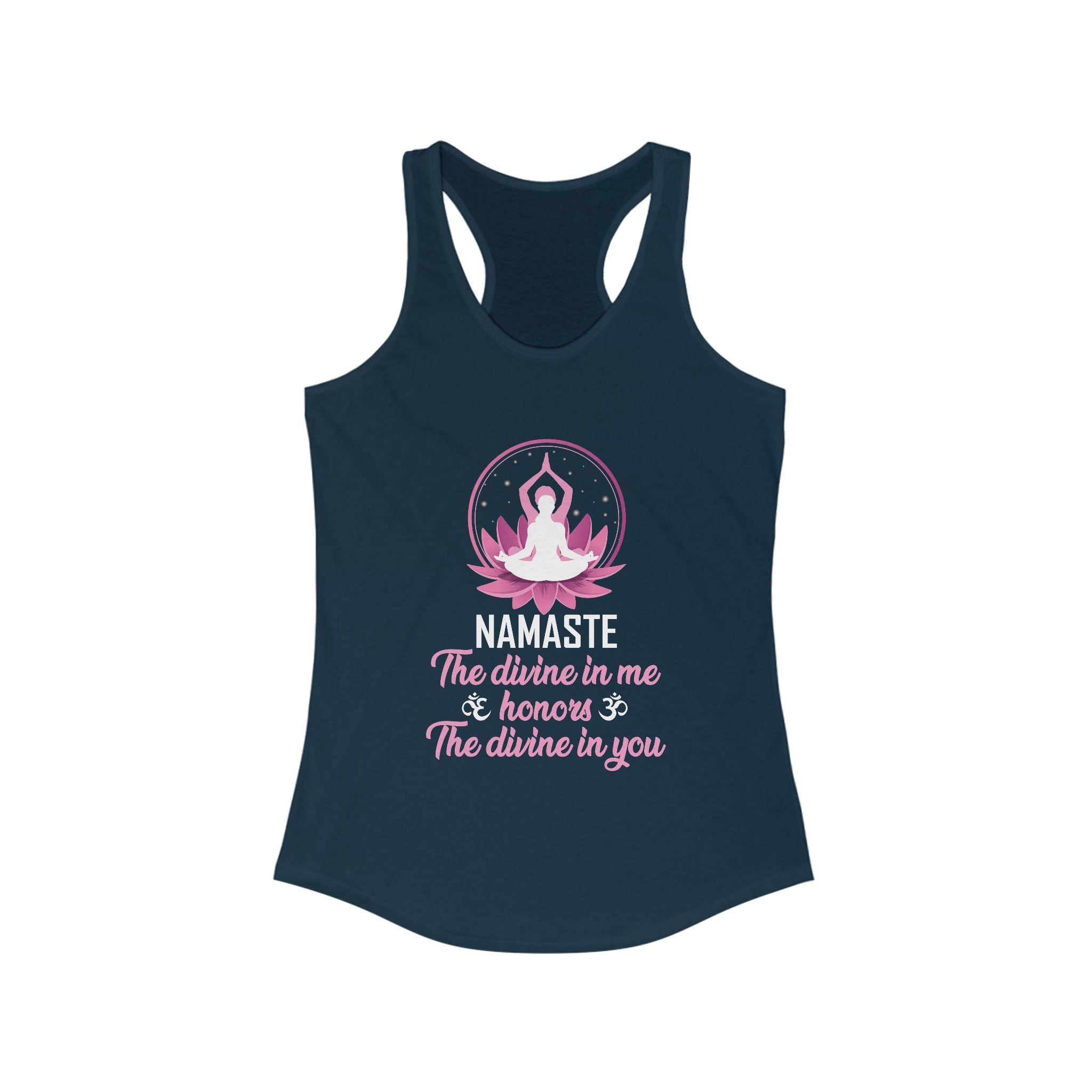 Namaste- The Divine In Me Racerback Tank Top