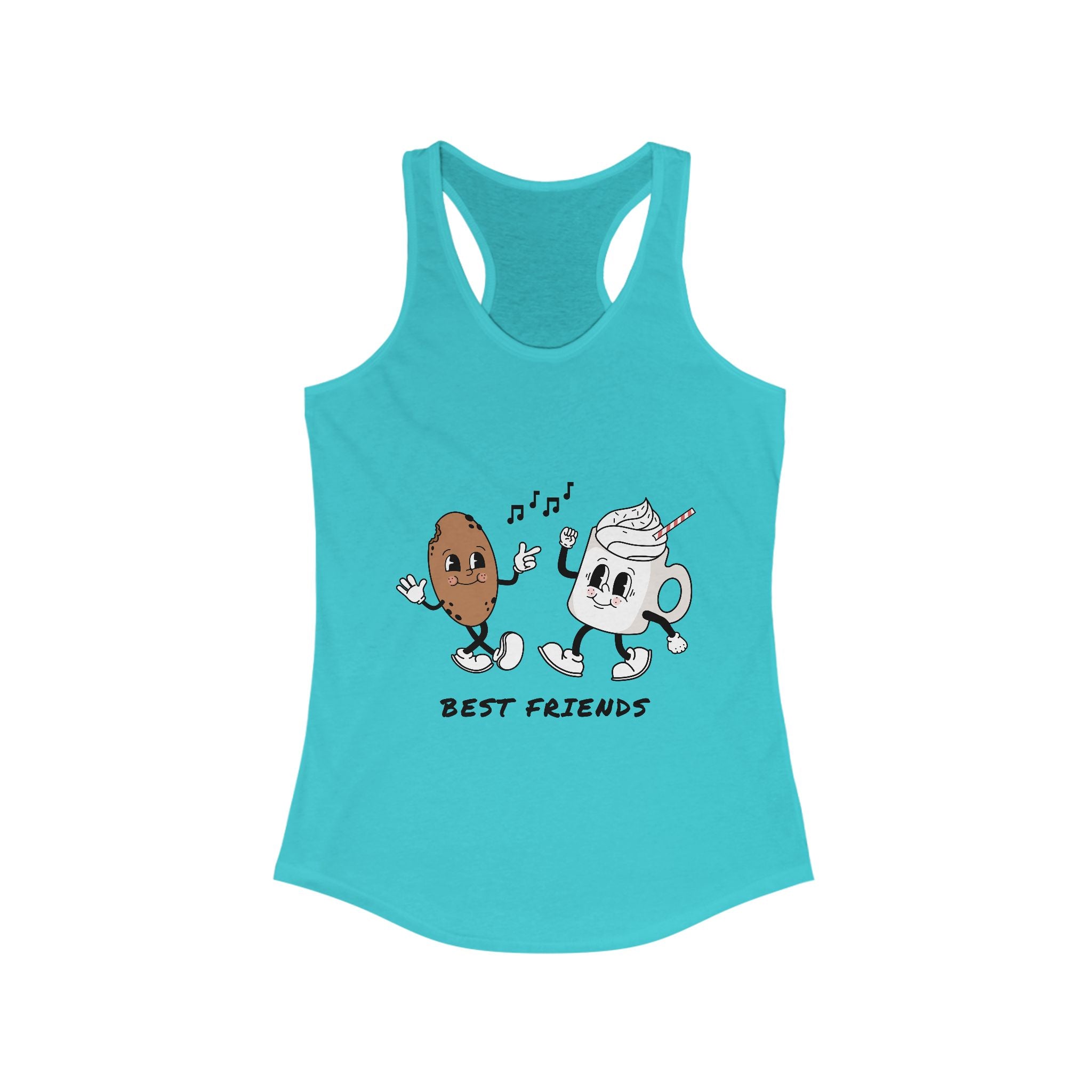 Funny Best Friends Women's Tank Top - Cute Ice Cream & Cookie Design