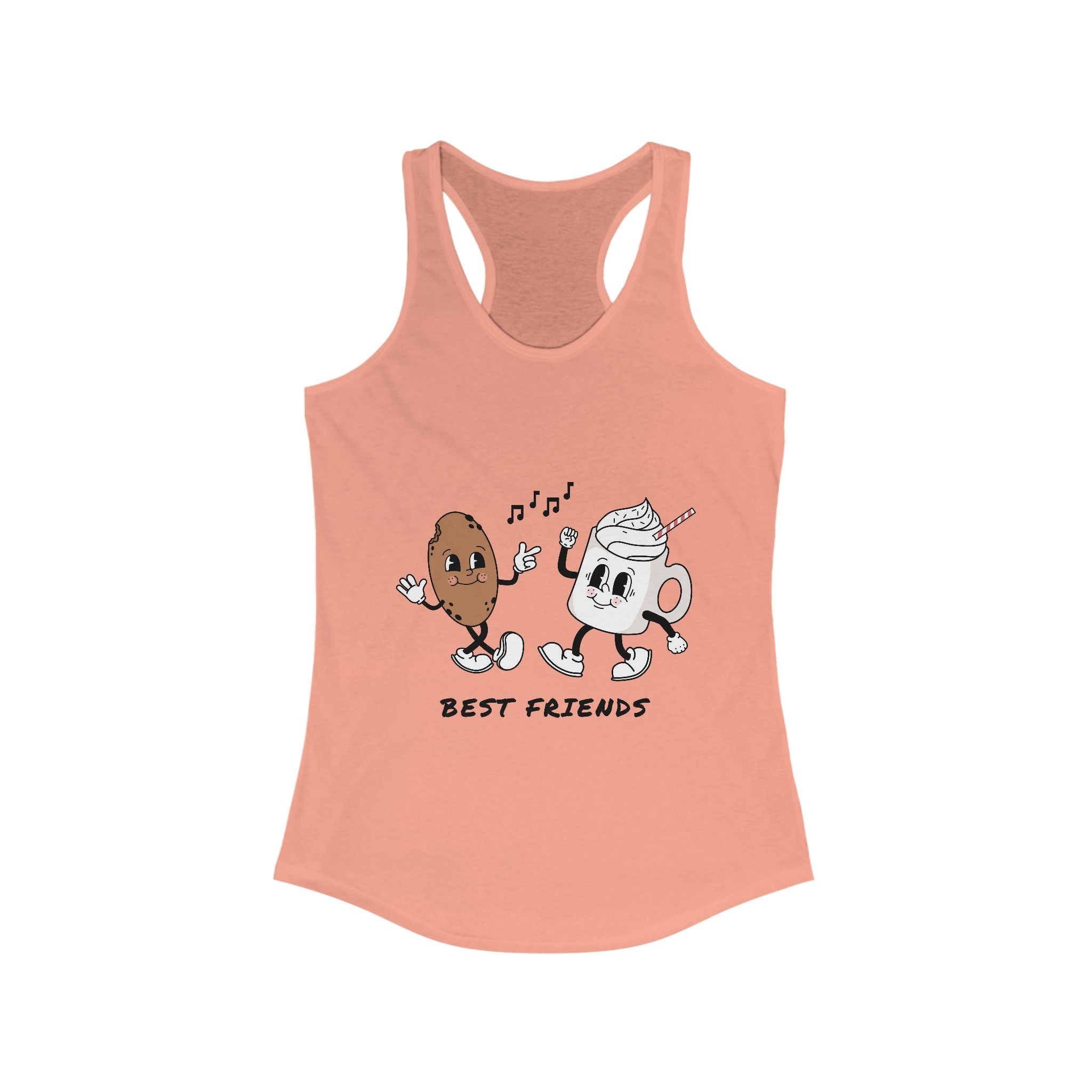 Funny Best Friends Women's Tank Top - Cute Ice Cream & Cookie Design