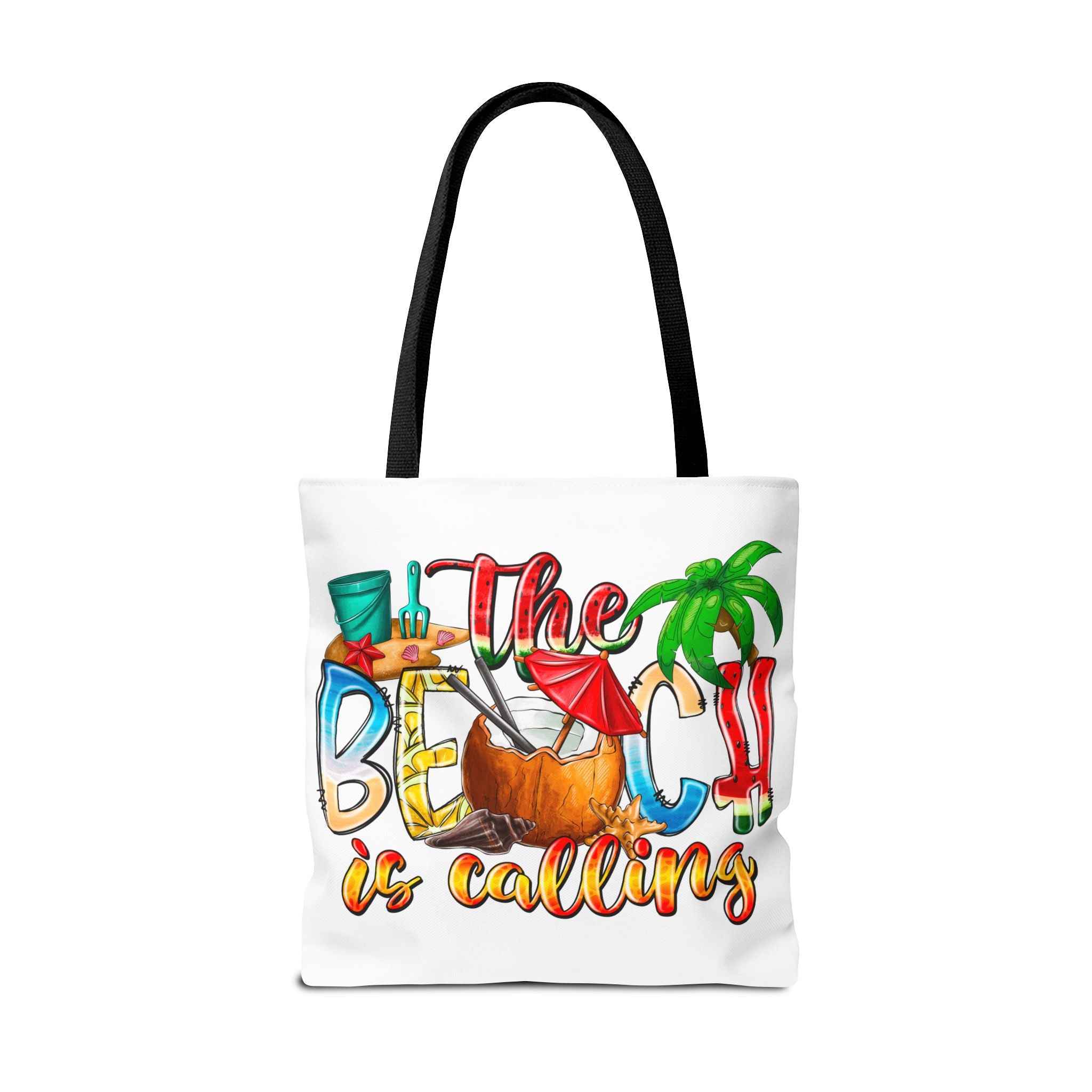 The Beach is Calling Tote Bag-Phoenix Styles