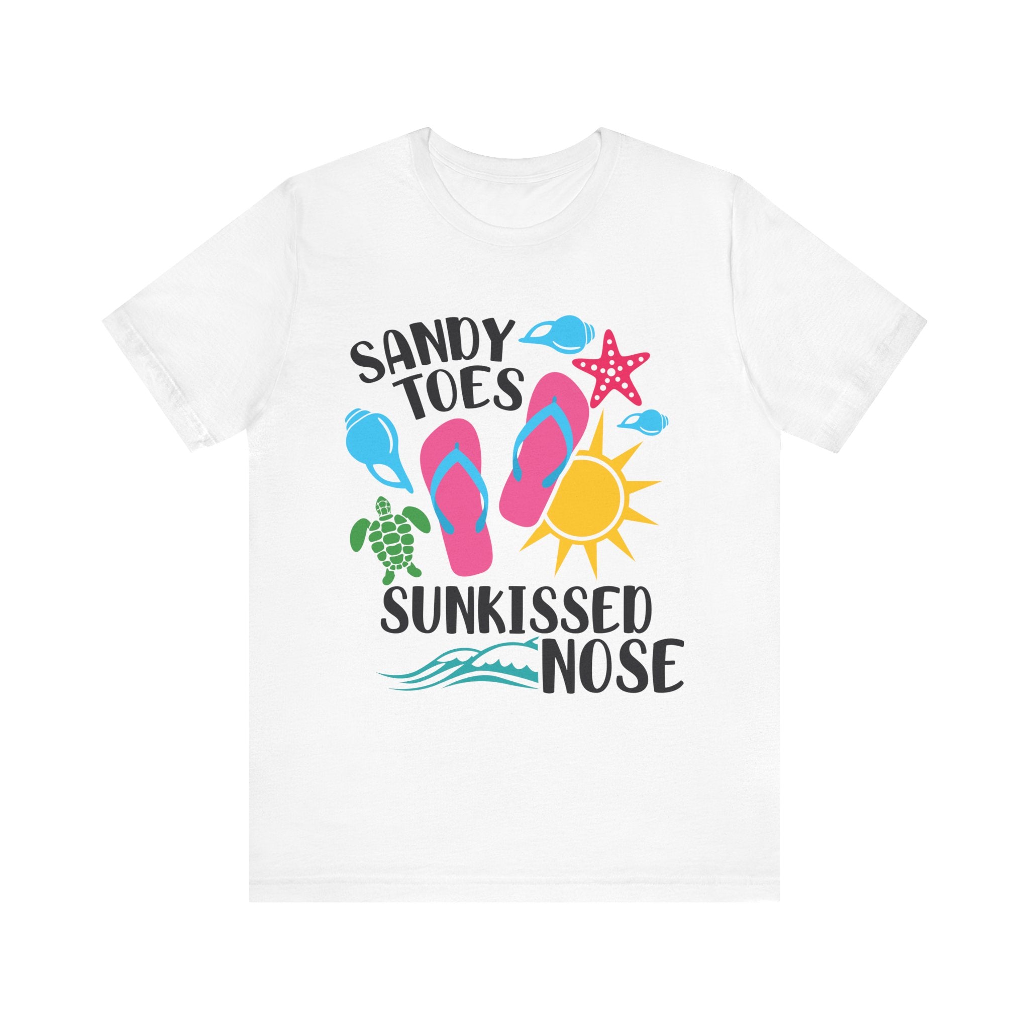 Sandy Toes Sunkissed Nose Tee - Unisex Beach Vibe T-Shirt