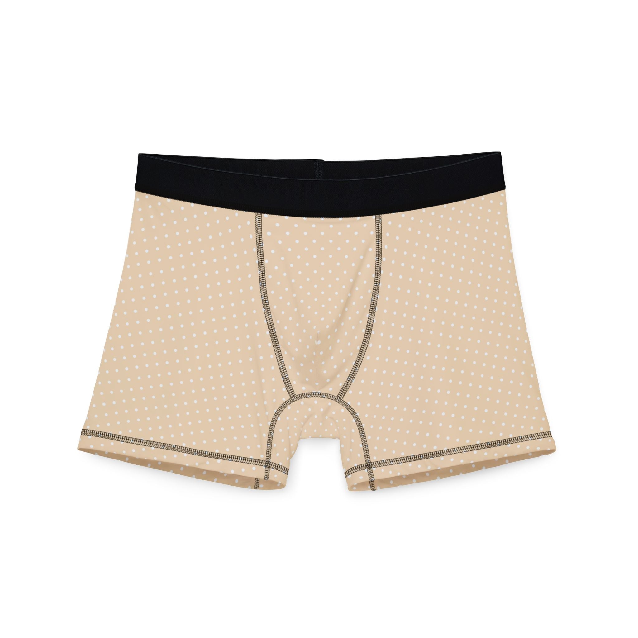 Stylish Men's Boxers with Polka Dot Design - Comfortable Underwear for Everyday Wear