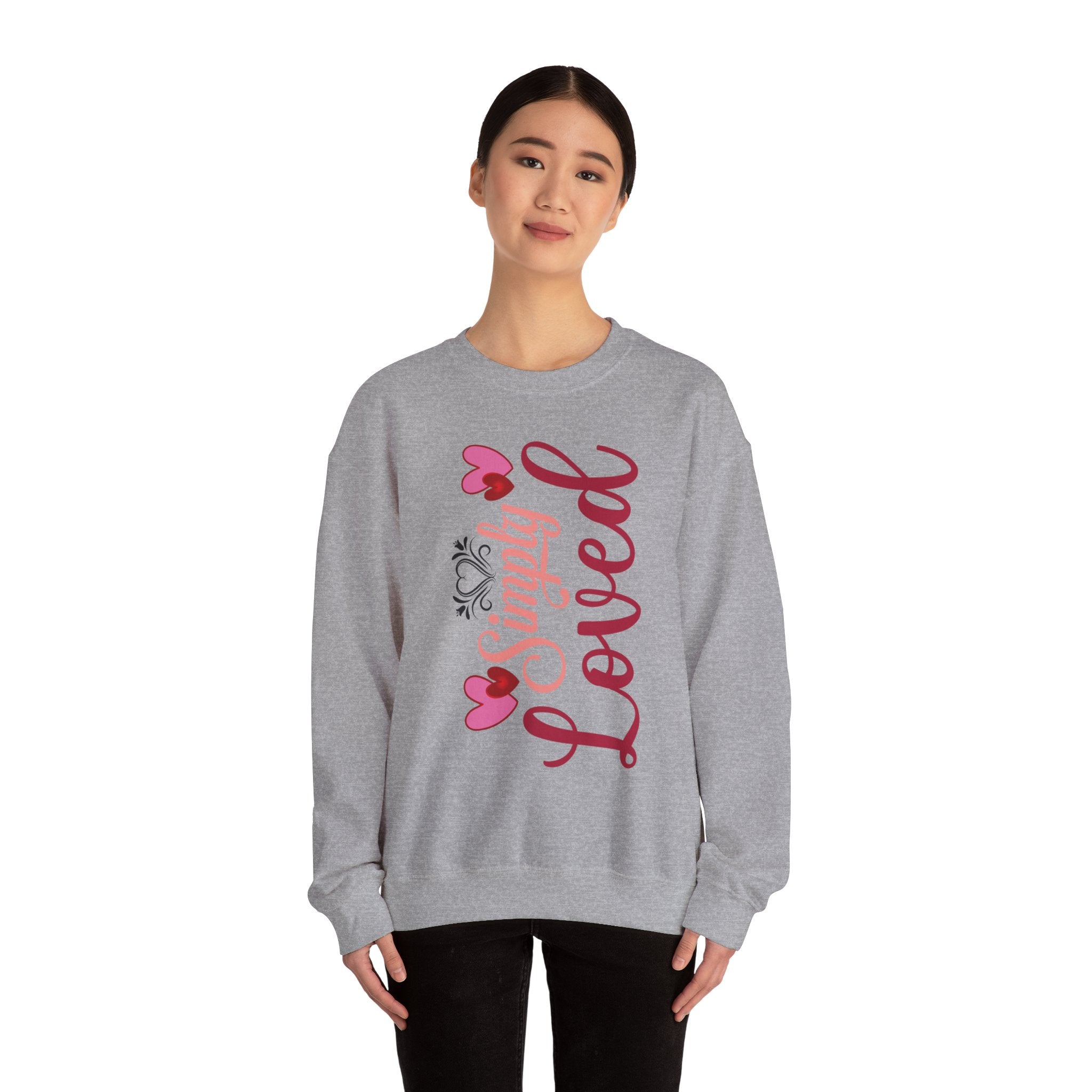 Simply Loved Valentine's Day Crewneck Sweatshirt-Phoenix Styles