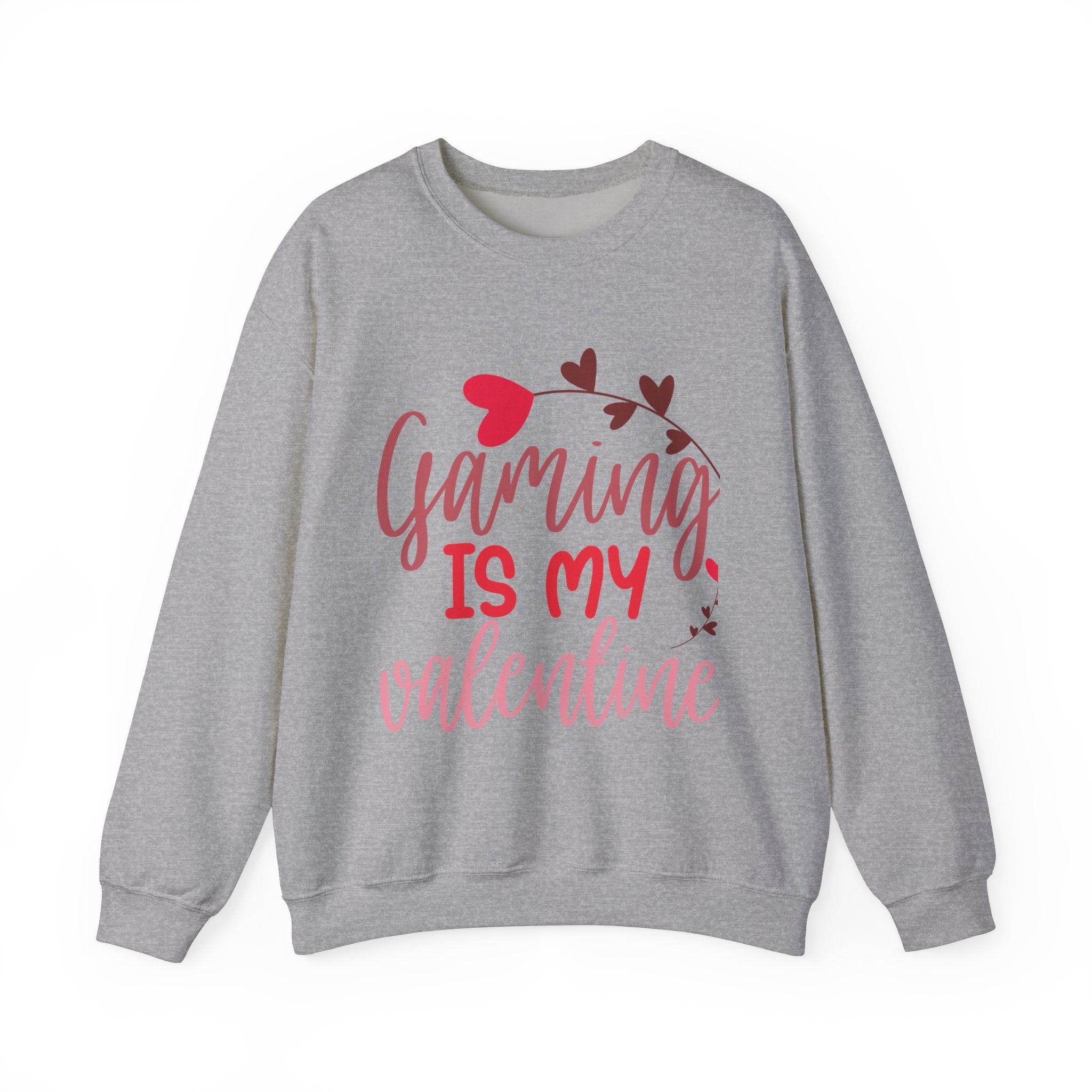 Gaming Is My Valentines-Valentine's Day Crewneck Sweatshirt-Phoenix Styles