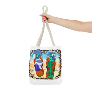 Flips Flops Summer Tote Bag-Phoenix Styles