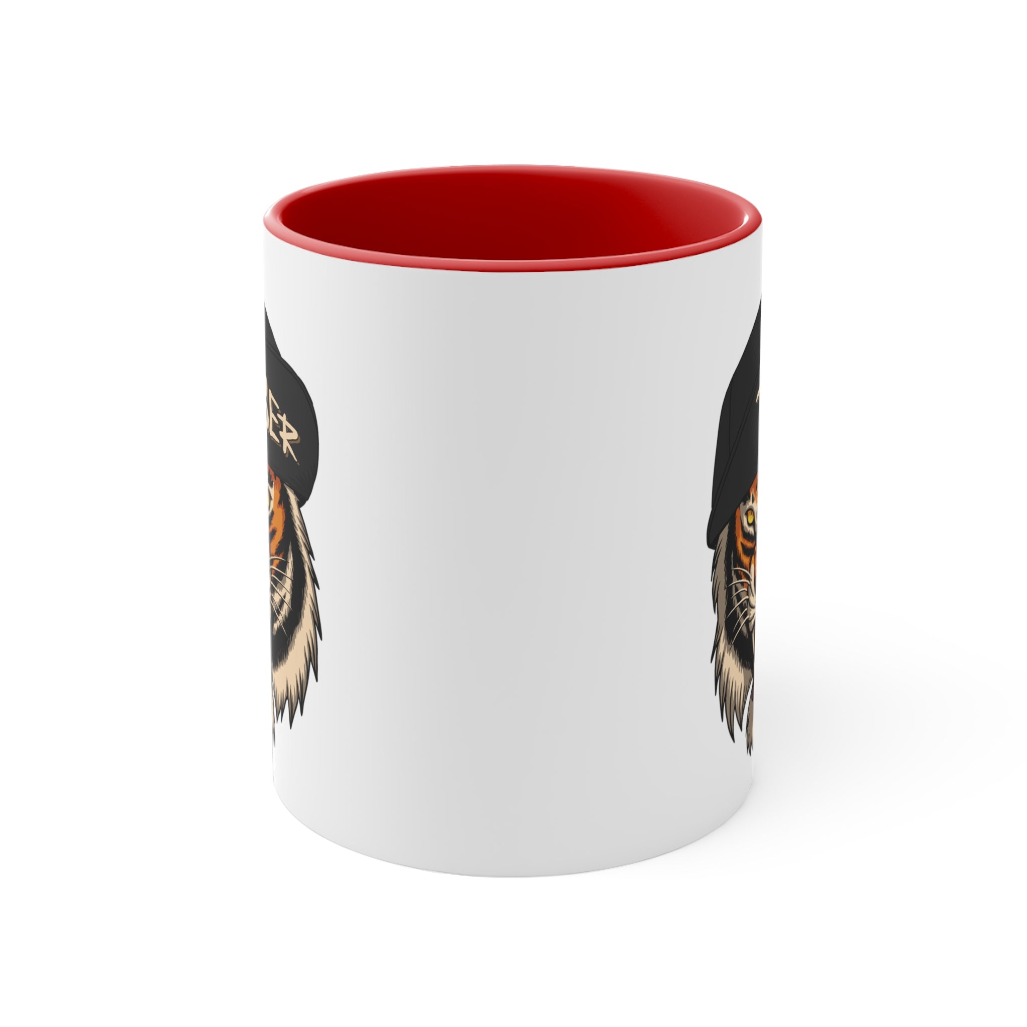 Tiger Accent Coffee Mug, 11oz-Phoenix Styles