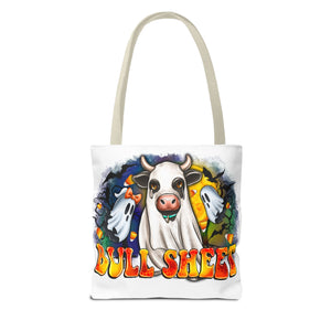 Bullsheet Halloween Tote Bag-Phoenix Styles