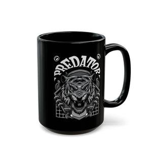 Predator Black Mug (11oz, 15oz)-Phoenix Styles