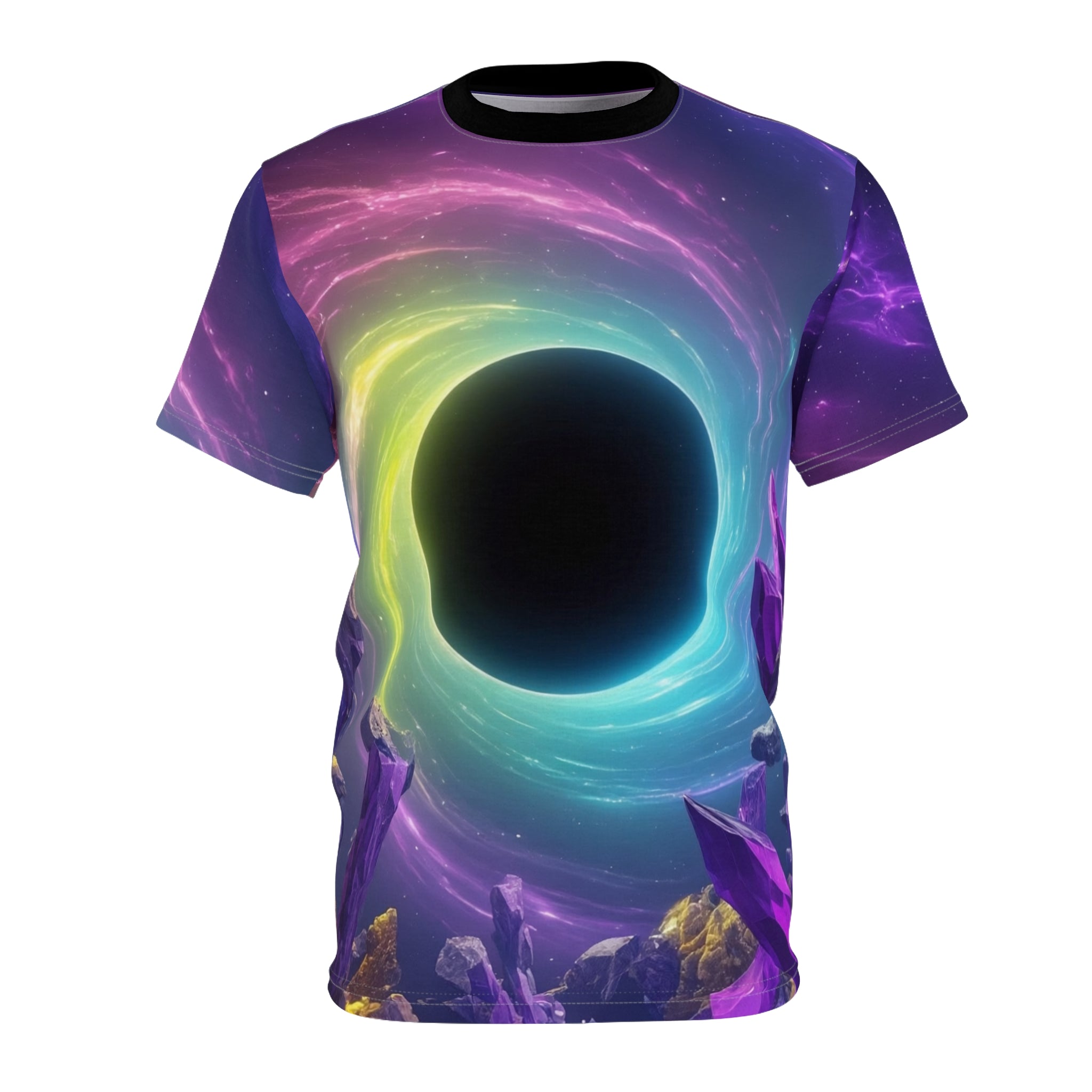 Cosmic Vortex Tee - Galaxy Inspired Design