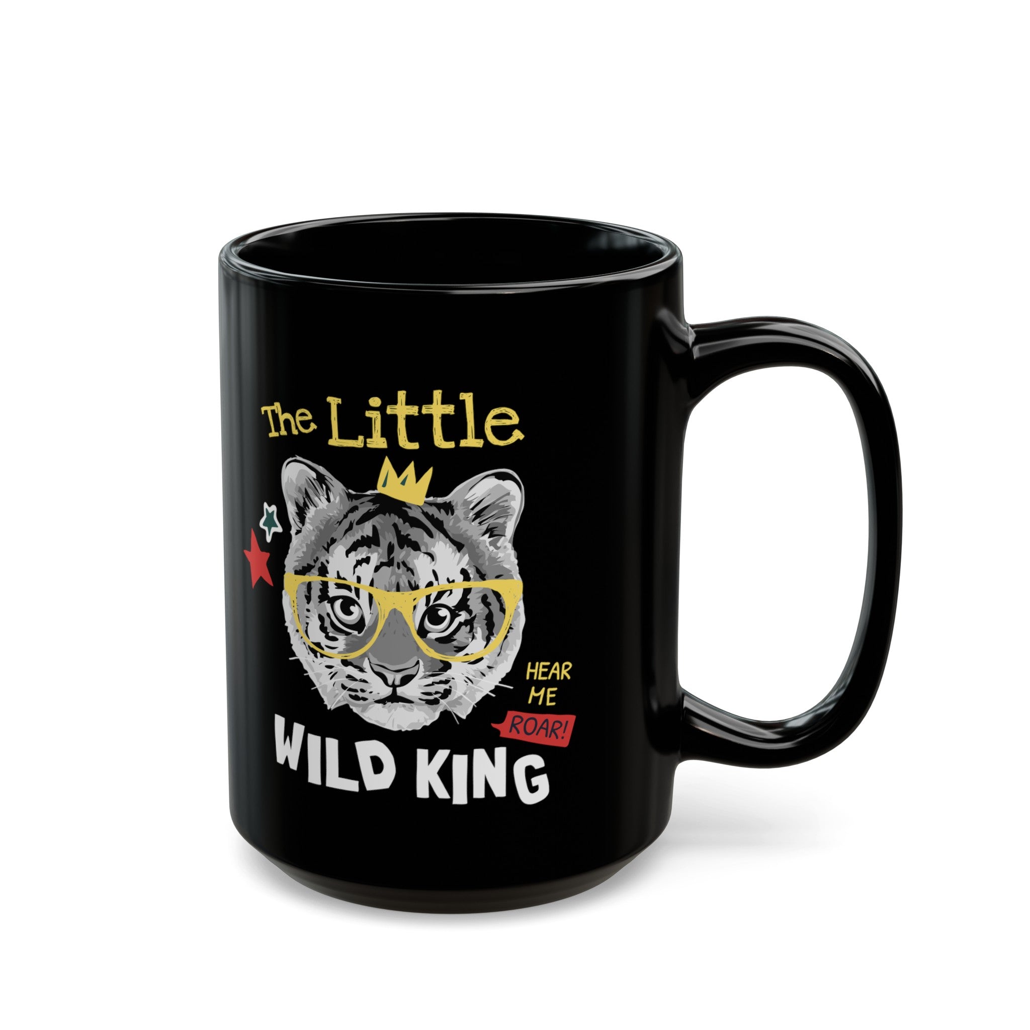 The Little Wild King Black Mug (11oz, 15oz)-Phoenix Styles