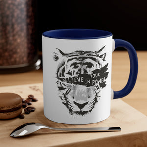 Believe In Your Power Accent Coffee Mug, 11oz-Phoenix Styles